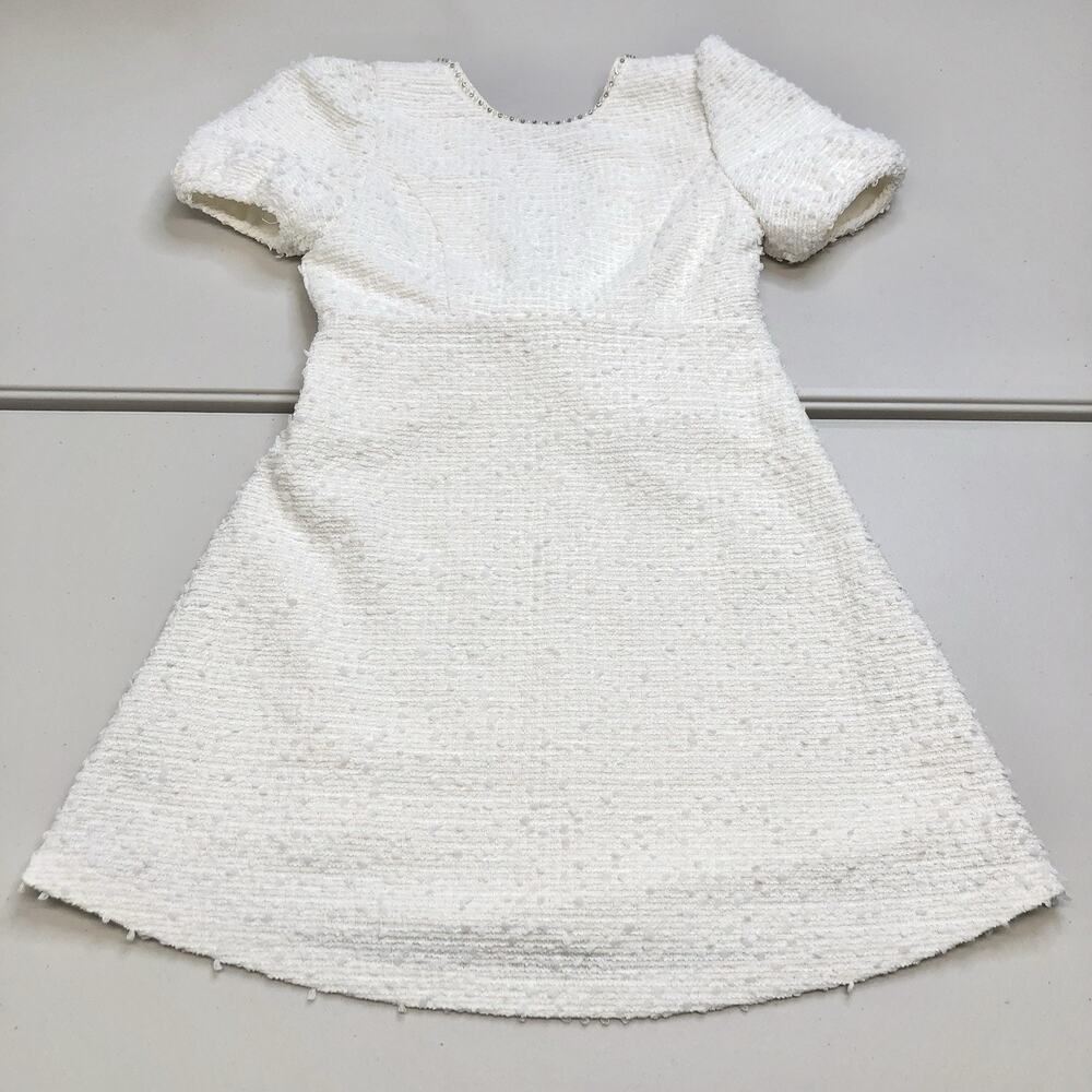 Sister Jane White Dress A Line Size Small Dream Back Bow Open Back Wedding - Picture 1 of 11